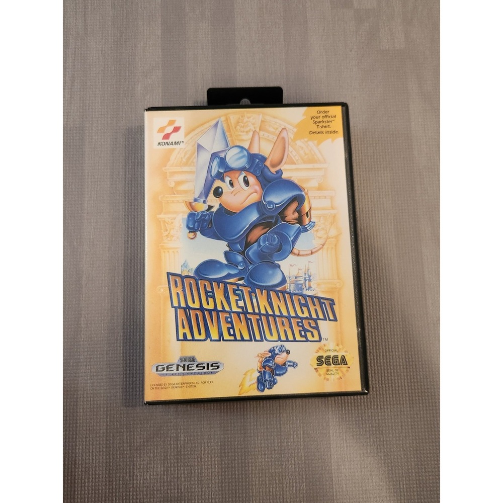 Rocket Knight Adventures (Sega‎ Genesis) Great Condition